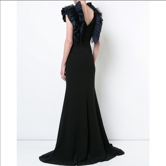 SACHIN & BABI Ruffle Mirabella Maxi Dress Size 6 - Picture 3 of 7